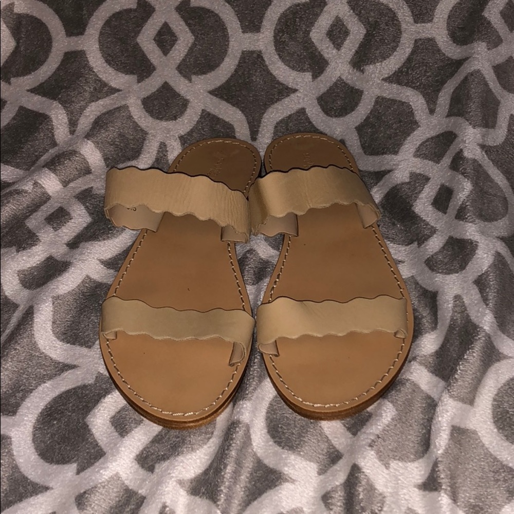 Scallop Sandals